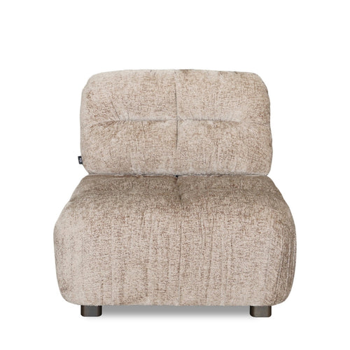 DÉJA Living Fauteuil Vita - Taupe Stof - 91x113x85cm