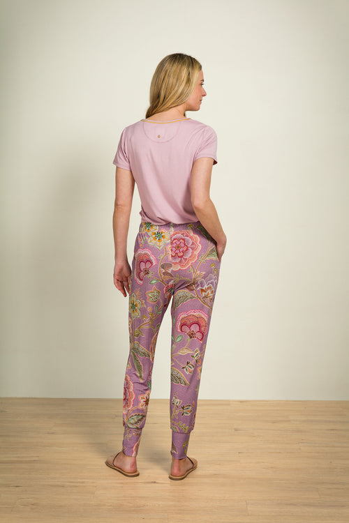 Pip Studio - Bobien Lange pyjamabroek - Dames - Matata - Lila - XXL - vtwonen shop