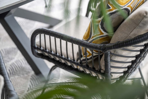 5-persoons ronde tuinset - Edison tafel - 5 Margriet stoelen - vtwonen shop