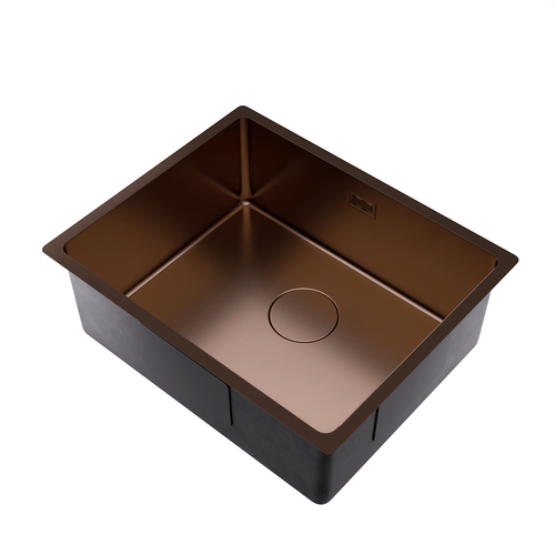 LOMAZOO Spoelbak Keuken Prime - 50 x 40 cm - Koper - RVS