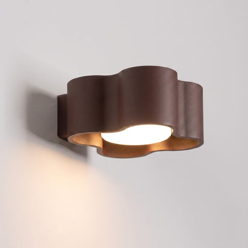 Sollux Lighting Wandlamp OVIO bruin Gx53 - 12x14,5x6cm