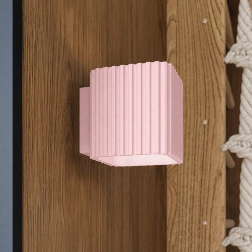 Sollux Lighting Plafondlamp RIFF 2 roze GU10 - 20,5x10x12cm