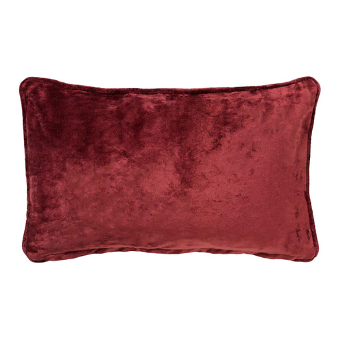 CHLOE | sierkussen 30x50 cm | Merlot | rood | Hoii | met duurzame kussenvulling
