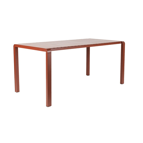 Zuiver Vondel Tuintafel 214 x 97 cm Rood