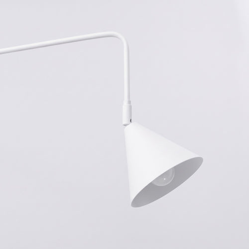Sollux Lighting Wandlamp NOX 2 wit met schakelaar - 150x80x30cm