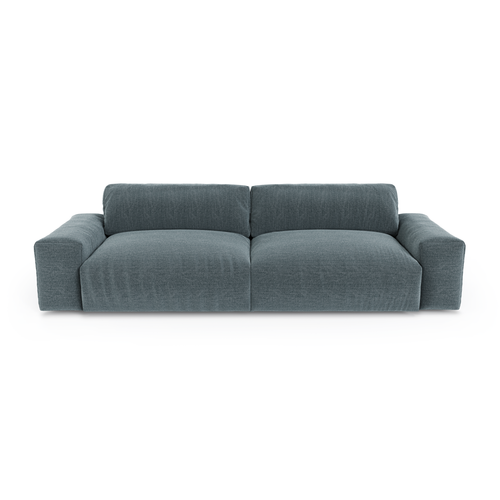 Sia Home - 3-zitsbanken BLISS - Zacht aanvoelende geweven stof - Blauwe jeans - 220cm - vtwonen shop