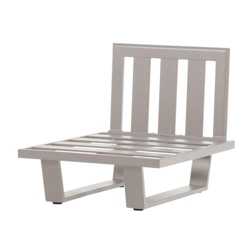 WOOOD loungestoel tuin Bear - Aluminium - Zand - 91x74x44