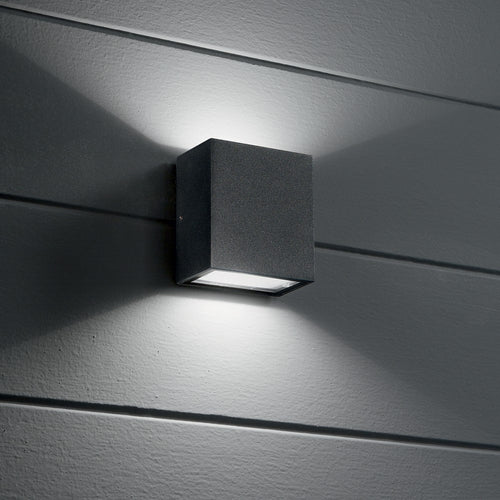 LED Outdoor Cubic Up & Down Wandlamp Wit IP65, 4000K