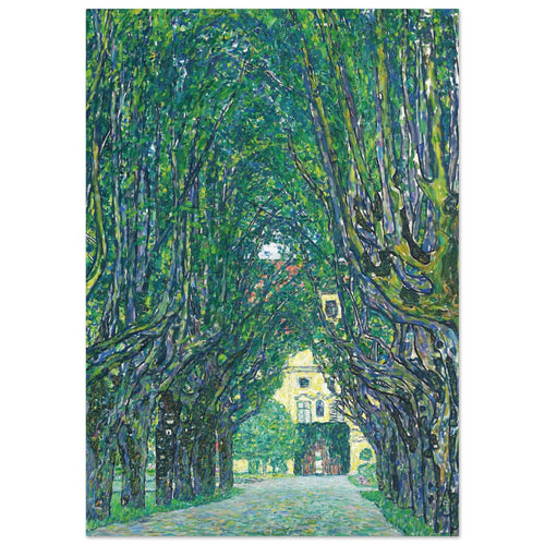 Artfulprints  Gustav Klimt - Avenue of Schloss Kammer Park   poster A4 21x29.7 cm - vtwonen shop