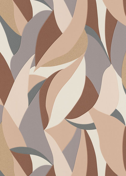 Erismann behang bladeren bruin - 53 cm x 10.05 m - 661530 - vtwonen shop