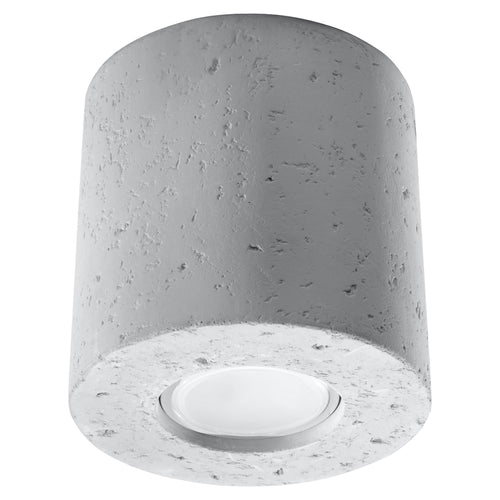 Sollux Lighting Plafondlamp ORBIS beton - 10x10x10cm