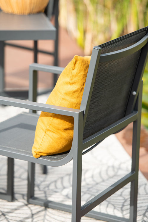 Alabama balkonset - 5-delig - carbon black - antraciet