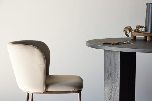 Rebellenclub Eetkamerstoel Ika - Set van 2 - Beige Velours - vtwonen shop