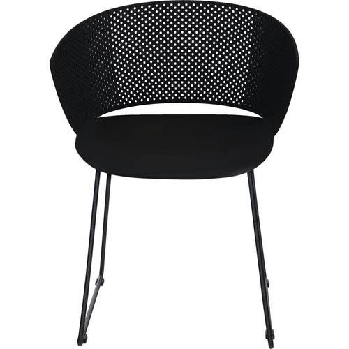 Lesli Living bistrostoel Orly - zwart - 58,5x45,5∕53x79cm - set van 4