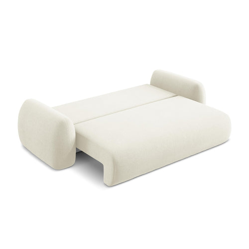 LaMiaSofa 3-zits slaapbank Ferretti - bouclé - lichtbeige - 266x121x95