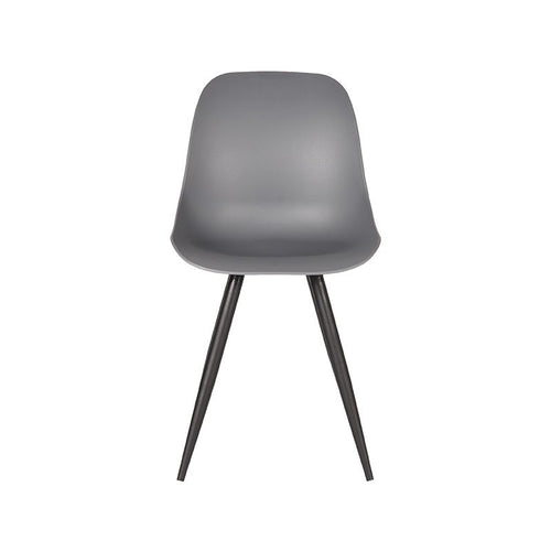 LABEL51 Eetkamerstoel Monza - Antraciet Kunststof - Set van 4 - vtwonen shop