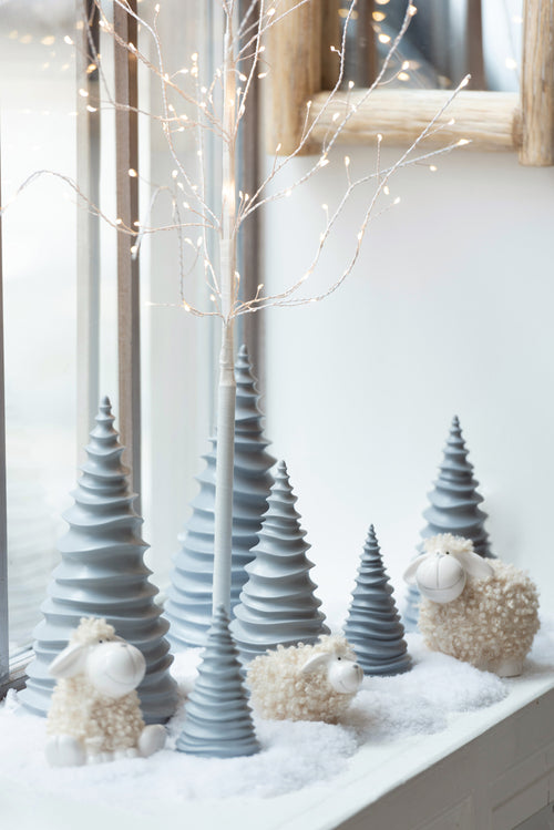 J-Line decoratie boom Kaal - wit - medium - LED - vtwonen shop