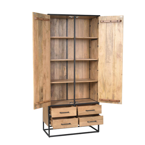 Starfurn kabinet Dakota - bruin - 45x90x200cm
