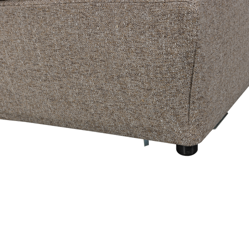 WOOOD hoekelement Baggy - Geweven Stof - Bruin Melange - 81x96x96 - vtwonen shop