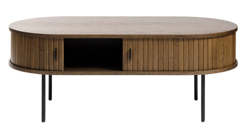 Rebellenclub Salontafel Taree - 120 x 60 cm - Smoked Eiken
