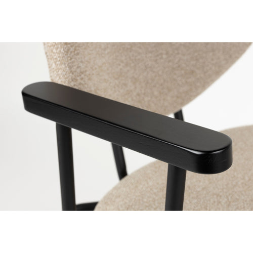 Housecraft Living Zelo Eetkamerstoelen  Armleuning Beige - Set van 2 - vtwonen shop