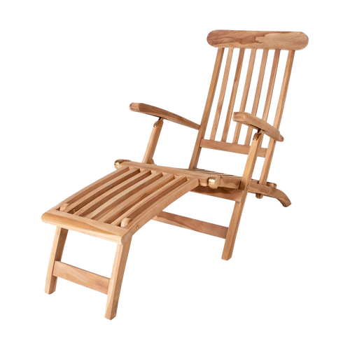 Artichok Jildou houten tuin loungestoel naturel - vtwonen shop