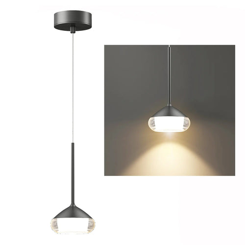 Artdelight hanglamp Phoenix - 1 lichts - 11.6  x 200   cm - mat chroom