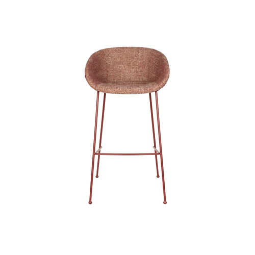 Zuiver Feston Barkrukken 75 cm Terra/Rood - Set van 2