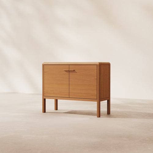 Tikamoon Massief mahoniehouten buffetkast 100 cm - Naturel
