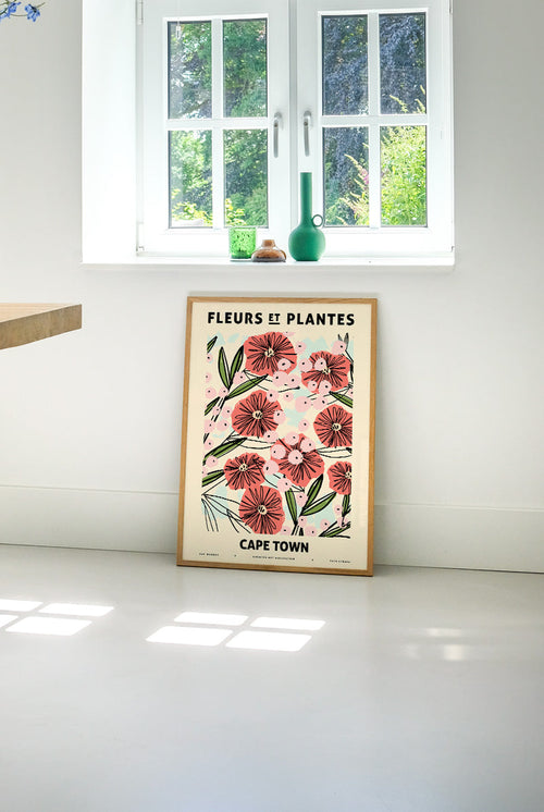 Zoe - Fleurs et Plantes - Cape town - PSTR studio Kunst Poster - vtwonen shop