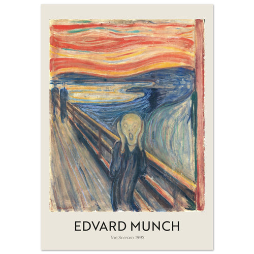 Artfulprints  Edvard Munch - The Scream 1893   poster 70x100 cm