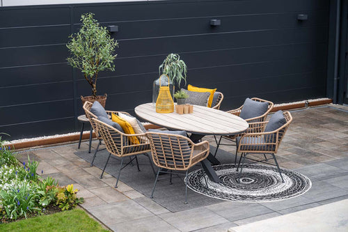 Garden Impressions Margriet tuinstoelen set van 4 natural