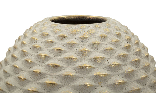 Mauro Ferretti vaas - Ø 23,5x28,5 cm - beige