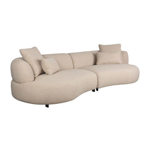 Zuiver Boulder 4,5 Zitsbank Beige