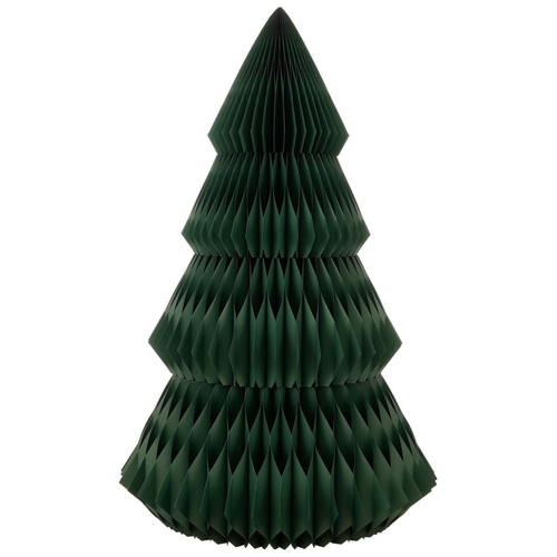 Mica Decorations Papieren Kerstboom - Opvouwbare Kunstkerstboom - H212 x Ø120 cm - Kerst Decoratie - FSC Mix - Groen