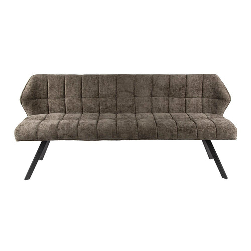 Giga Meubel Eetkamerbank Raster - Taupe - 180x59x84cm