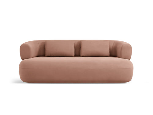 Micadoni Bank Jenny 2-zits, flueel terracotta - 90x178x73cm