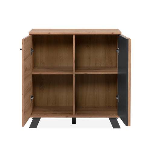 Calicosy - LUBLIN Dressoir 2 deuren - Licht hout - 40x80x85 cm