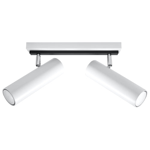Sollux Lighting Plafondlamp DIREZIONE 2 wit - 30x6x20cm