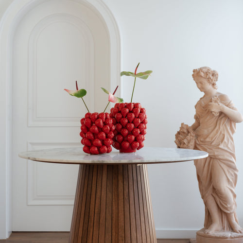 Kare Design Vaas aardbeien rood 30cm - vtwonen shop