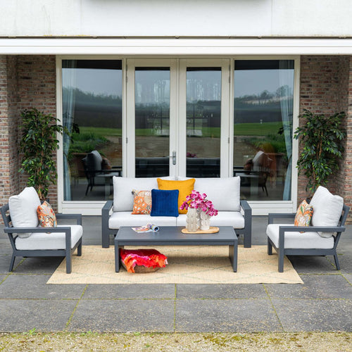 Garden Impressions Loungetafel Sorelli 149x82xH41 cm - donker grijs