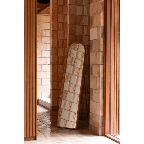 Dutchbone Caroun Spiegel Staand/ Passpiegel 40x160 Hout - Bruin - vtwonen shop