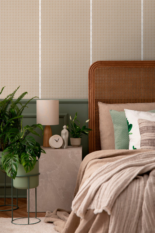 Sanders & Sanders behang ruiten bruin - 53 cm x 10 m - 640516 - vtwonen shop