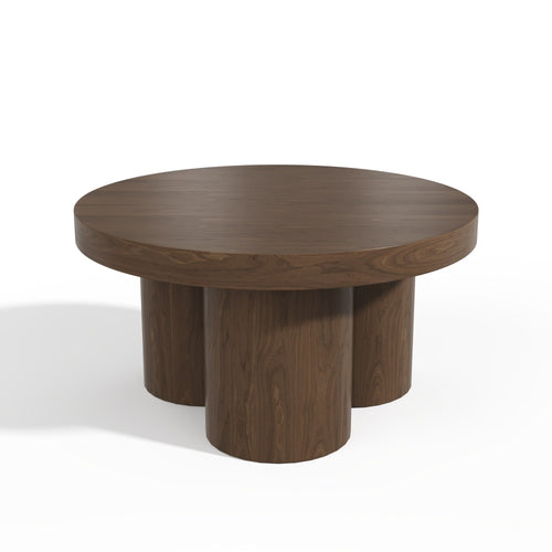Premium Interiors - Salontafel NARI - multiplex donker walnoot 70cm