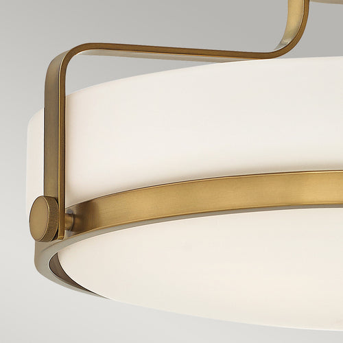 Elstead Griffin - 4-lichts semi-inbouw plafondlamp, gepolijst chroom, E27