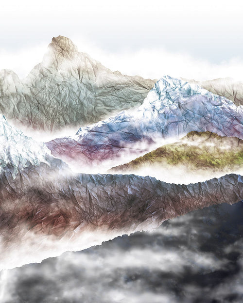 Sanders & Sanders fotobehang landscape multicolor - 200 x 250 cm - 611920