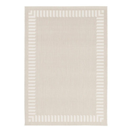 AFK Living vloerkleed Agora - voor binnen en buiten - beige - 120 x 170 cm