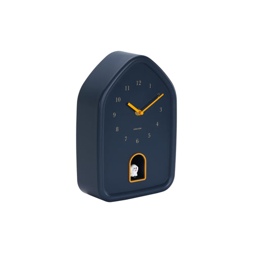 Karlsson wandklok Modern Doggy - blauw - Ø29.1cm