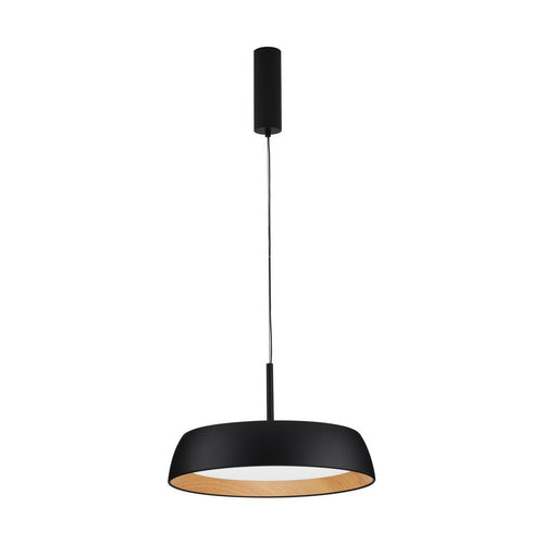 Nova Luce SIGI Dome hanglamp voor plafond, zandkleurig zwart, Triac dimbare LED, 40W, 3111lm, 3000K