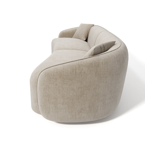 Sia Home - Rechte bank CELINE - Geweven stof - Mol - 260cm